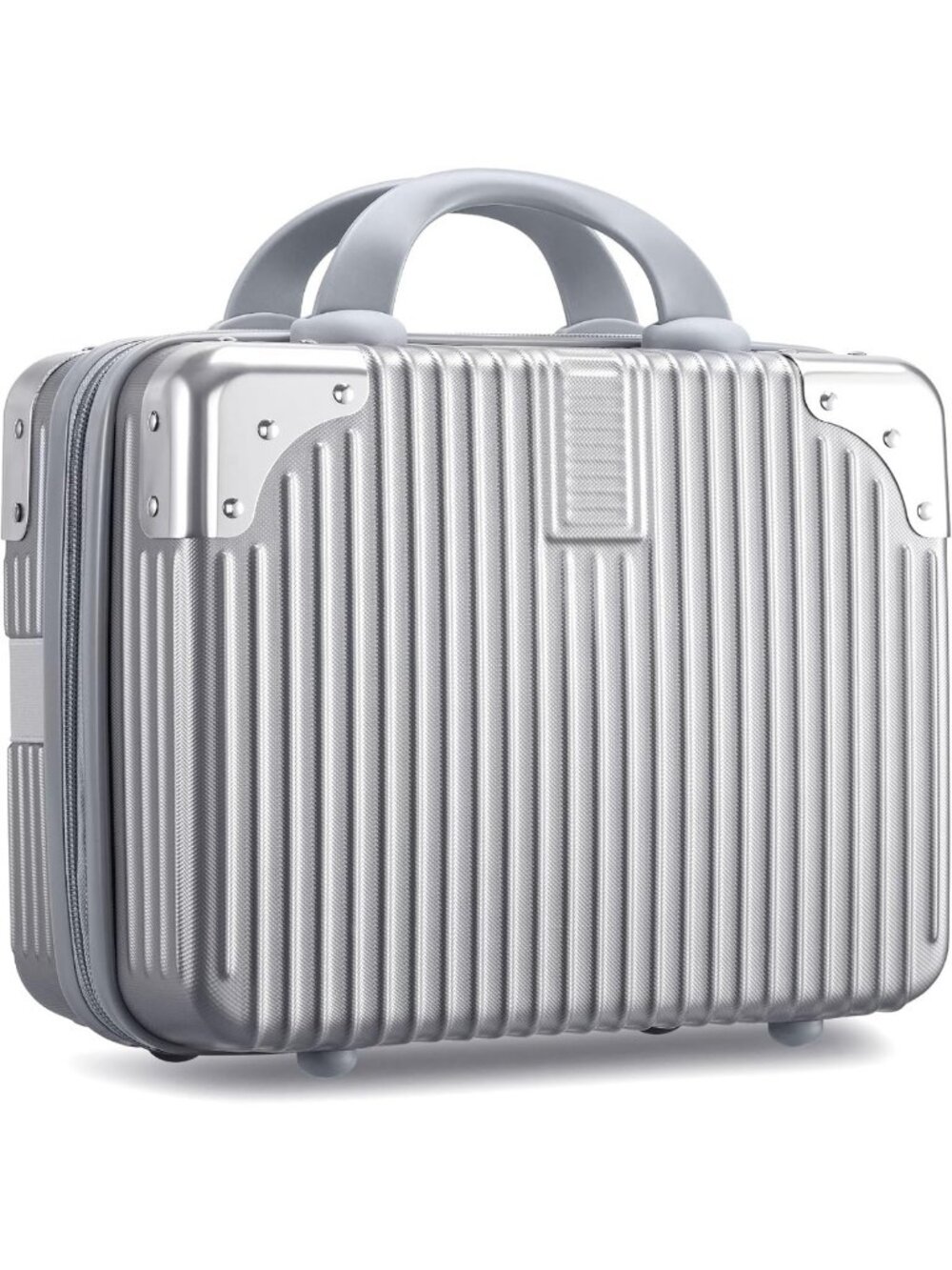 14-Inch Hard Shell Makeup Case - Mini Cosmetic Suitcase for Travel & Storage